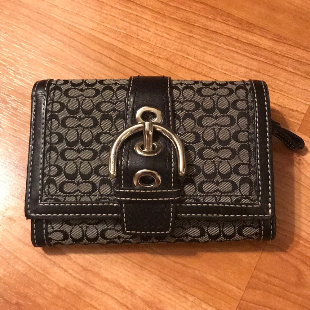 Authentic coach wallet